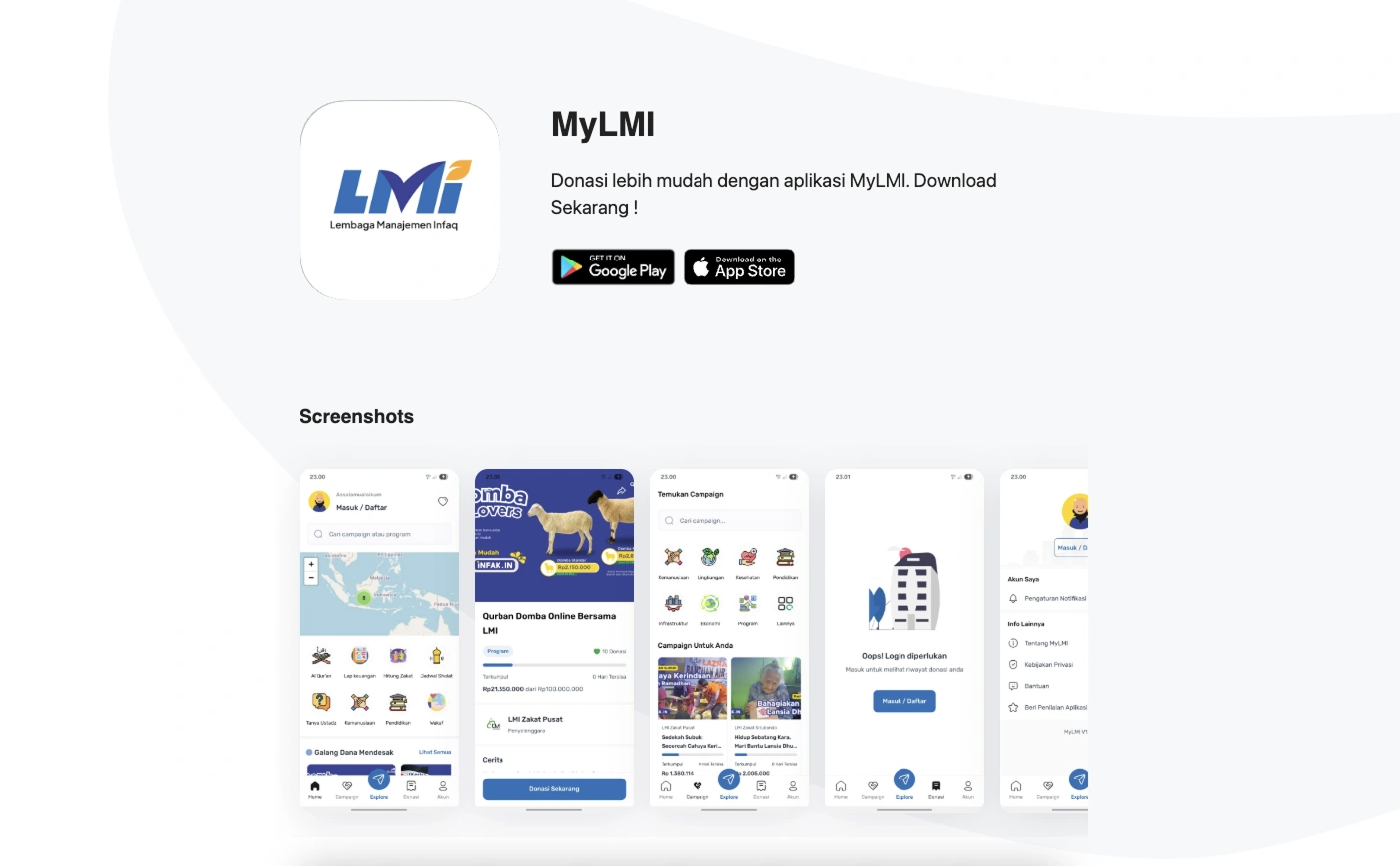 MyLMI - Crowdfunding Application