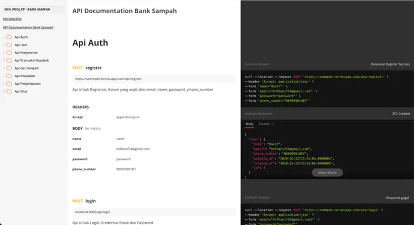 Sammpah - Waste Bank Application